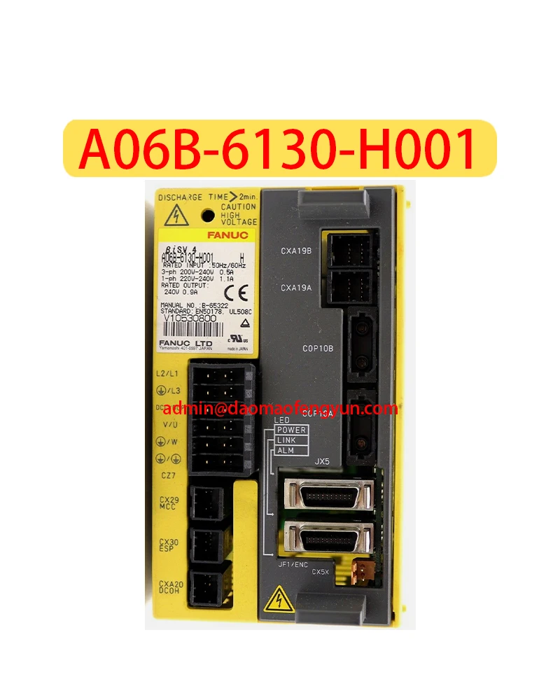 

A06B-6130-H001 Used Servo Drive A06B 6130 H001，Fast shipping
