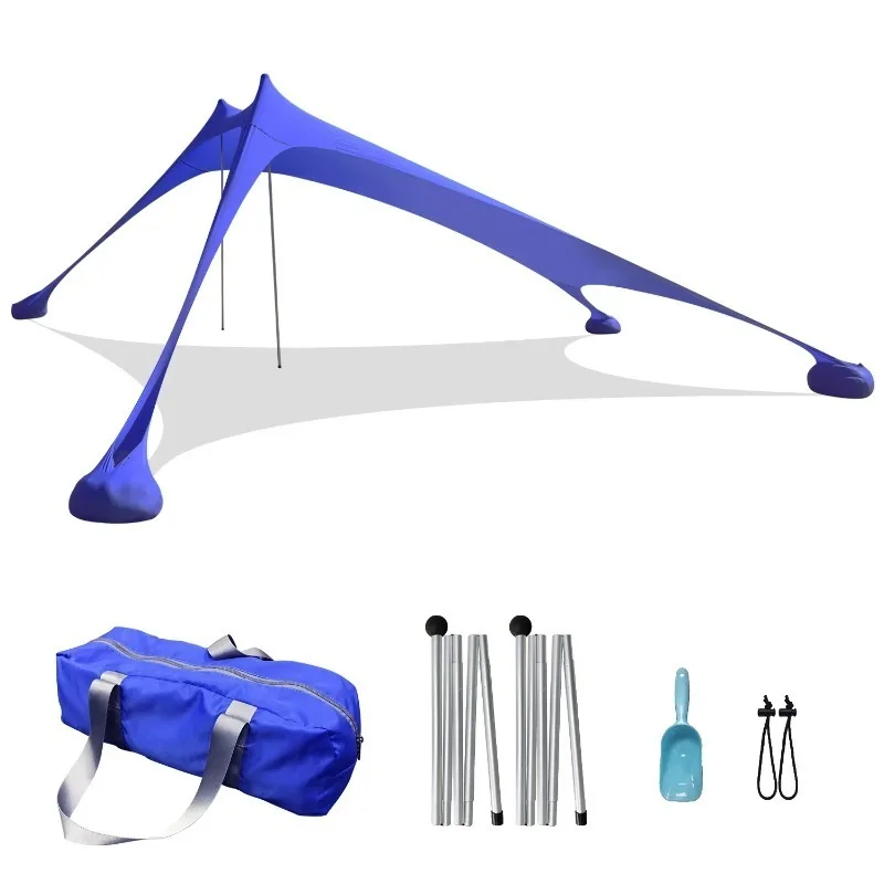 Ultralight Beach Canopy Sun Shade Tent Uv Protection Strong Outdoor Beach Shade