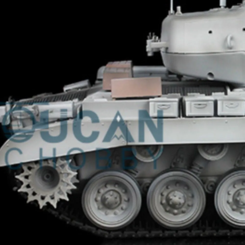 

Радиоуправляемый танк Heng Long 1/16 Snow 7.0 Plastic Ver USA M26 Pershing с функцией стрельбы BB-шариками, дымогенератором и динамиком, готов к эксплуатации, игрушка TH17312