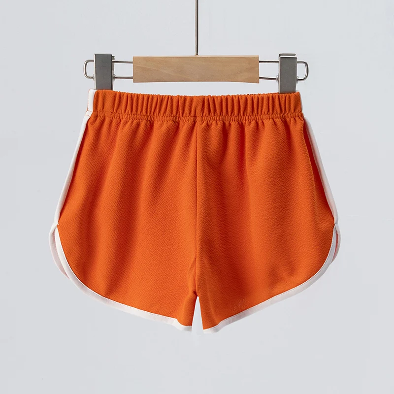 Summer CHILDREN'S Hot Pants Orange Casual Joker Boys and Girls Shorts.