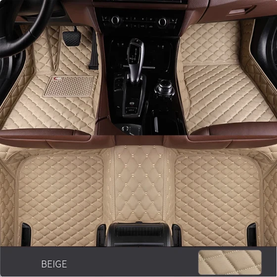 3D PU-leather Waterproof Custom Car Floor Mats For Opel Vectra C 2002-2009 Years Auto Carpets Coche Accessorie Liners