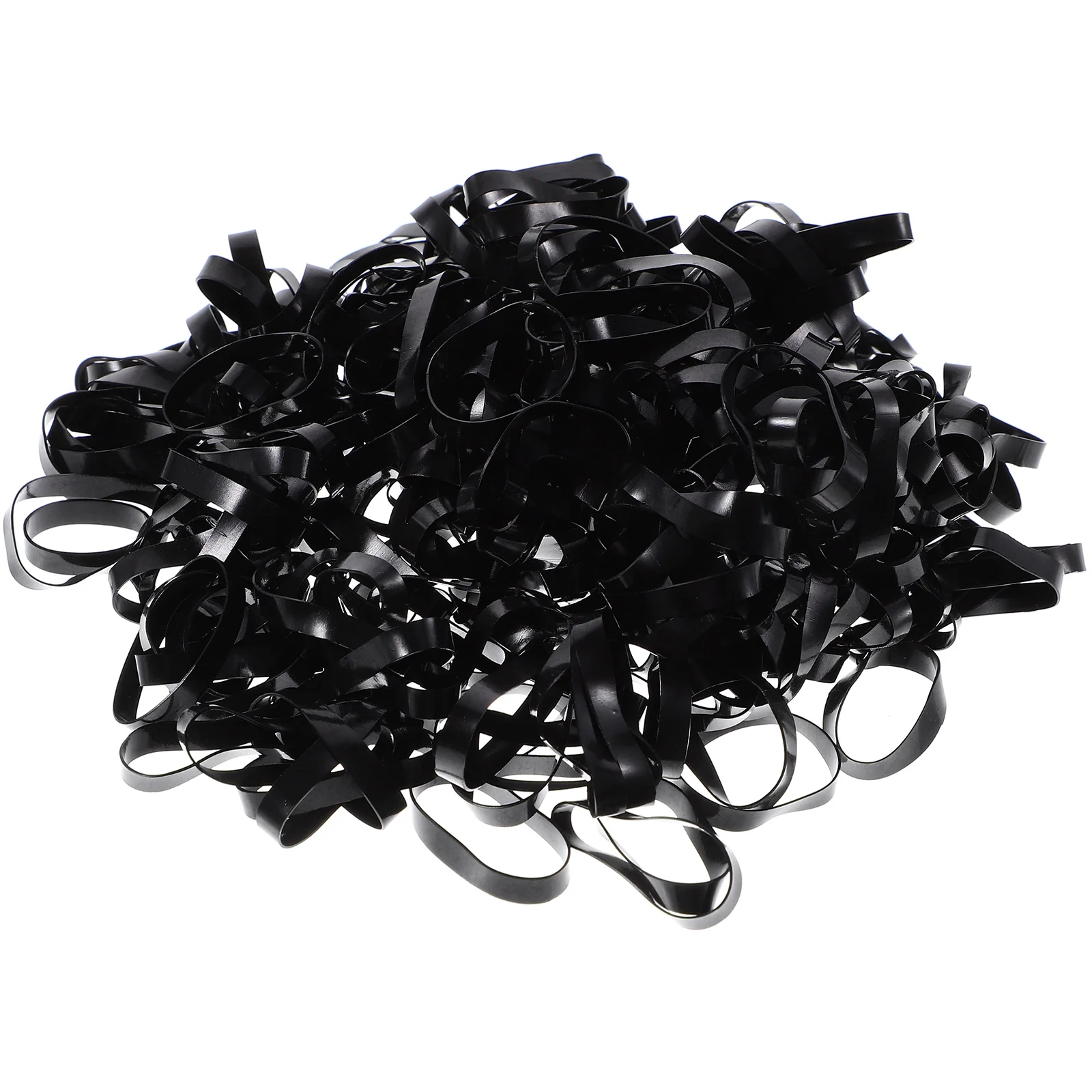 500 Pcs Disposable Hair Ribbons Stretch Tie Mini Ponytail Holders Rubber Band Small Elastic Ties