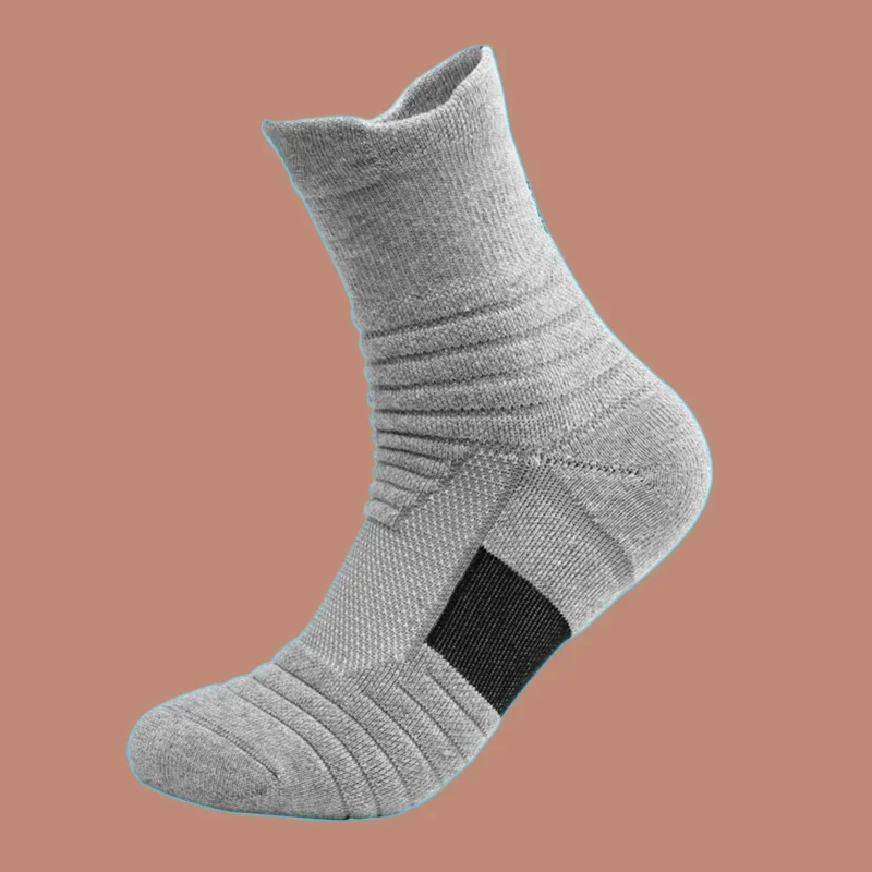 3/5 Pairs Football Socks Men Women Cotton Sock Short Long Tube Soccer Basketball Deodorous Sport High Quality Anti-Slip Socks