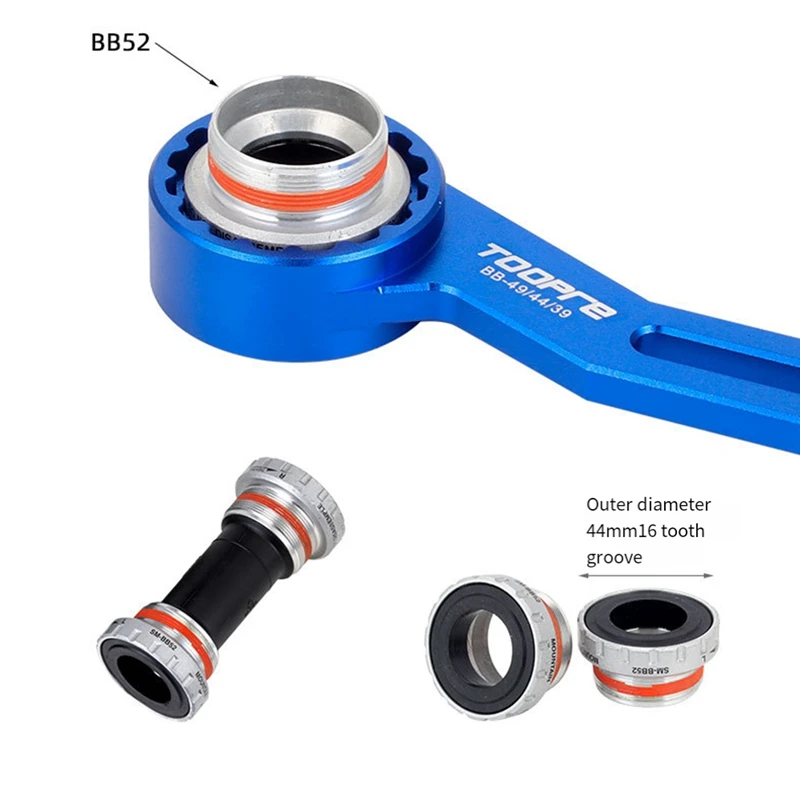 TOOPRE 6 In 1 Bicycle Bottom Bracket Extractor Tool For Sram DUB External Bearing Cup Removal Install Wrench