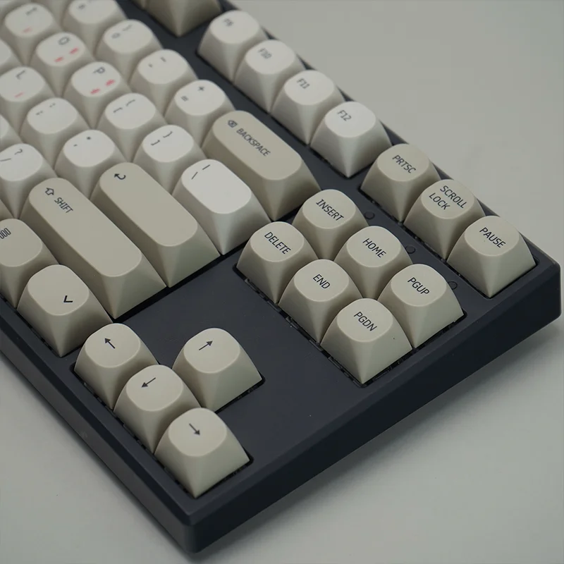 NPKC Retro 131 tasti Copritasti coreani Profilo MA PBT Copritasti giapponesi per Cherry MX Switch Tastiera meccanica Copritasto