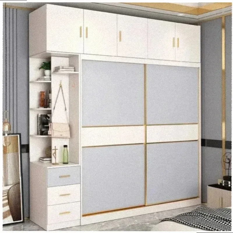 Space Saving Modern Wardrobe Clothes Luxury Wooden Bedroom Closet Armable Storage Hotel House Szafa Na Ubrania Home Furniture