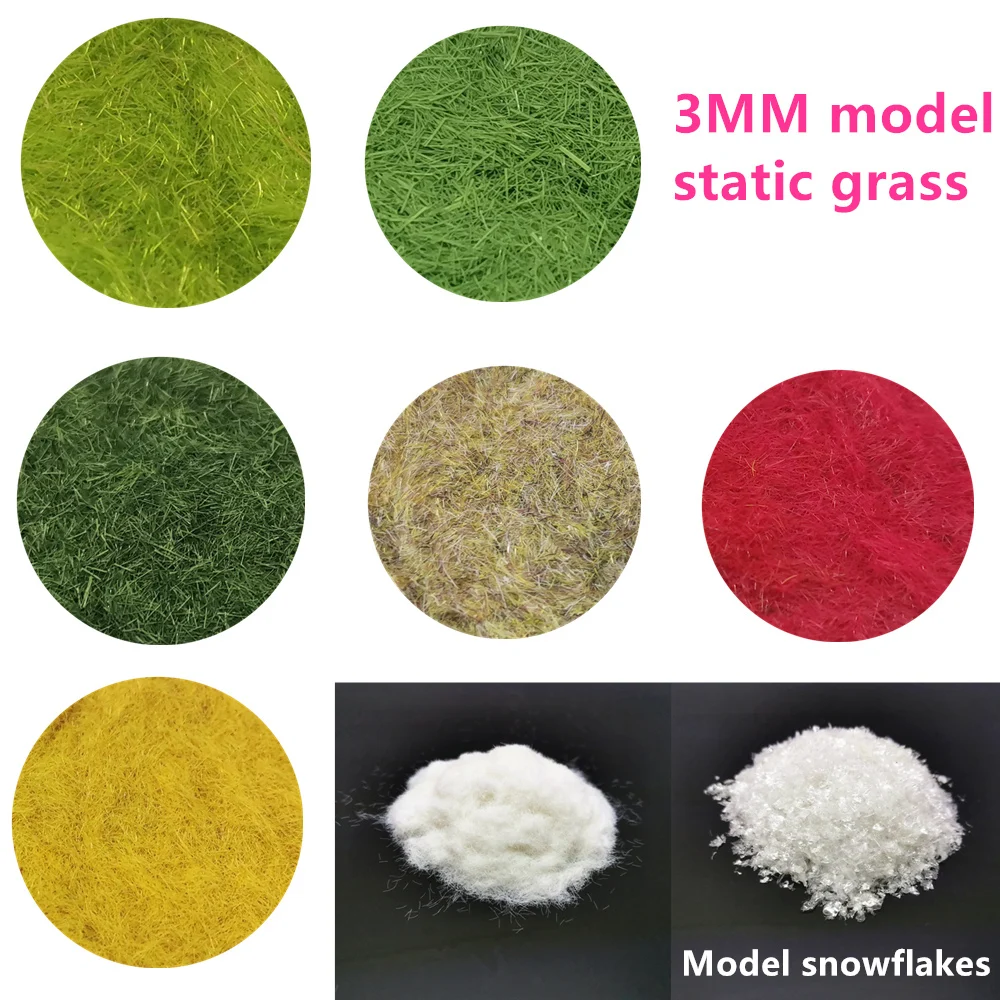 1kg/ bag DIY model static grass material Grass powder model grass