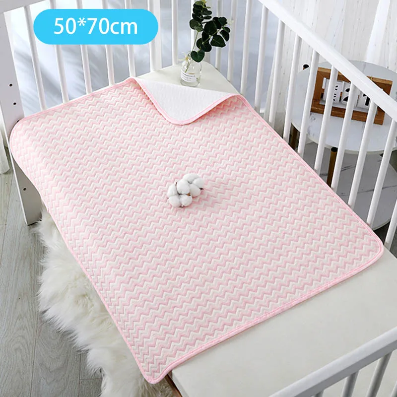 1PC Waterproof Baby Infant Diaper Nappy Urine Mat Kid Simple Bedding Changing Cover Pad Sheet Protector 50*70cm