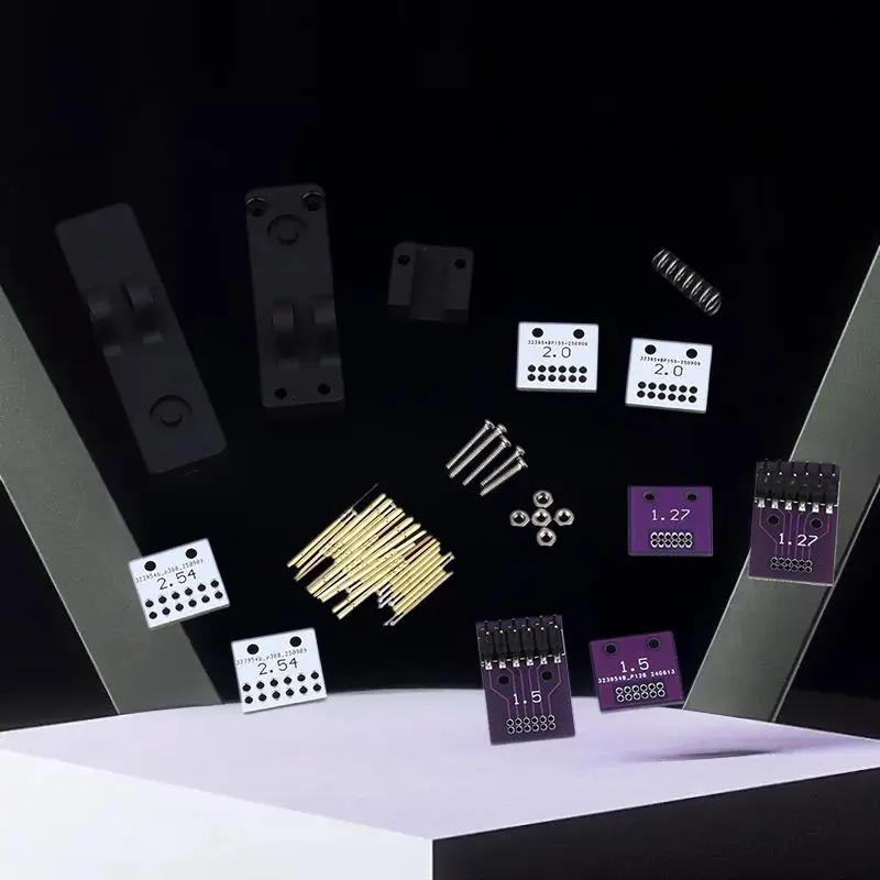 Solid 1.27mm 1.5mm 2mm 2.54mm PCB Probe Clip; Pogo Pin for User-friendly DIY Program Burning