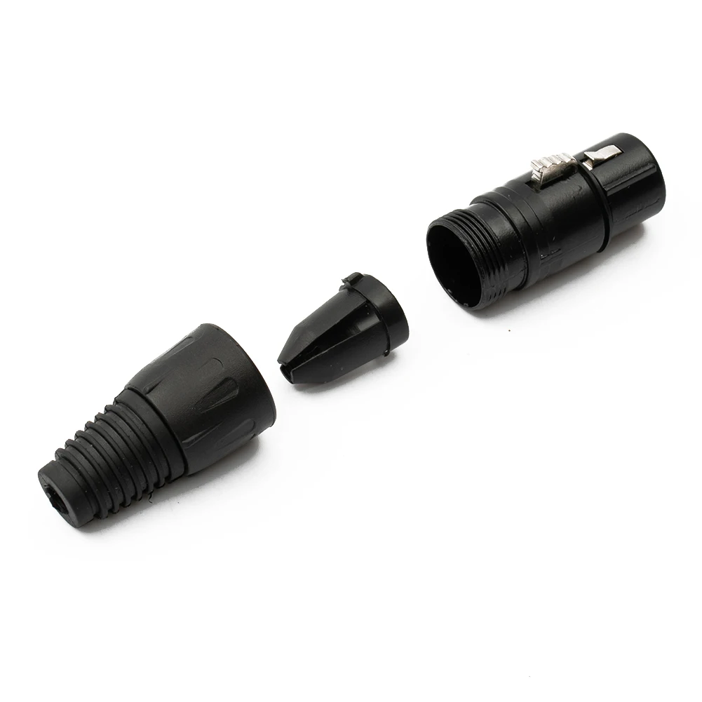 High Quality Noise Shielding Microphone Cable Upgrade Connect Make 3 Pin Female Connector 10pcs High Conductivity