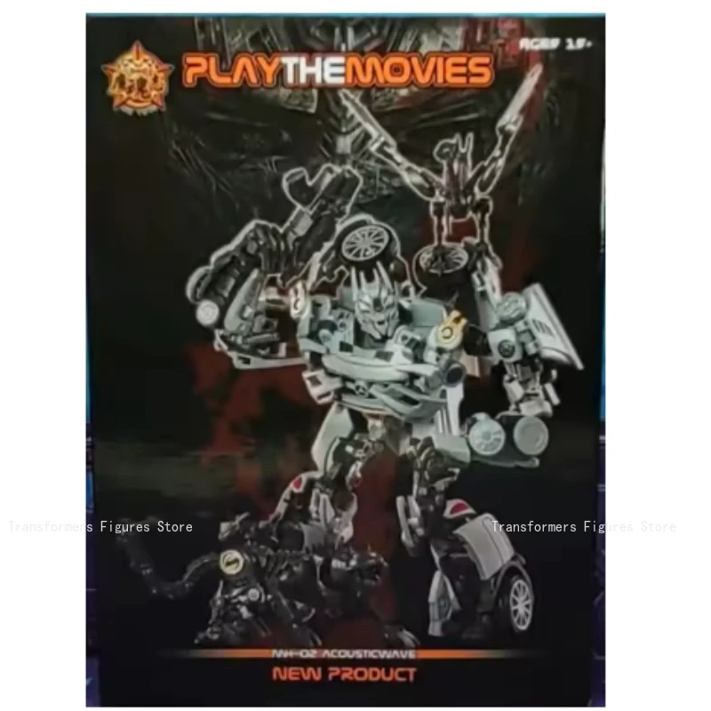 MHZ Trasformazione MH-02 MH02 Acousticwave Soundwave Serie di film con laser Bird And Dog MP Scale Action Figure Collection Giocattoli