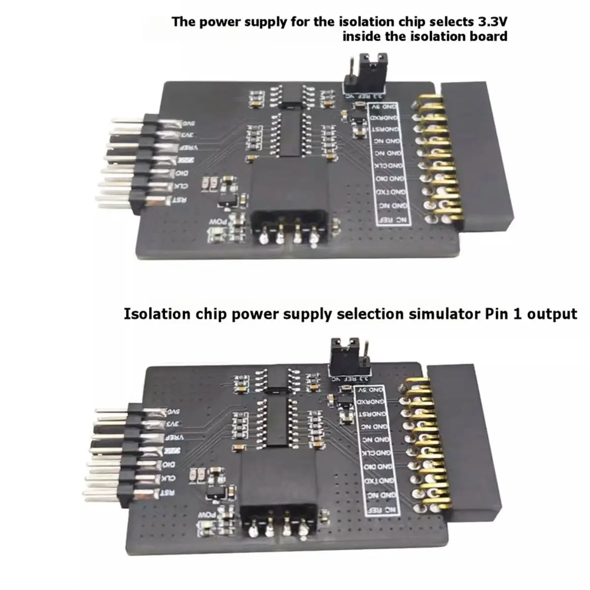 Debugger Emulator High Voltage Isolation Board for , USB to SWD Debugger Adapter,MCU Programming Development Tool