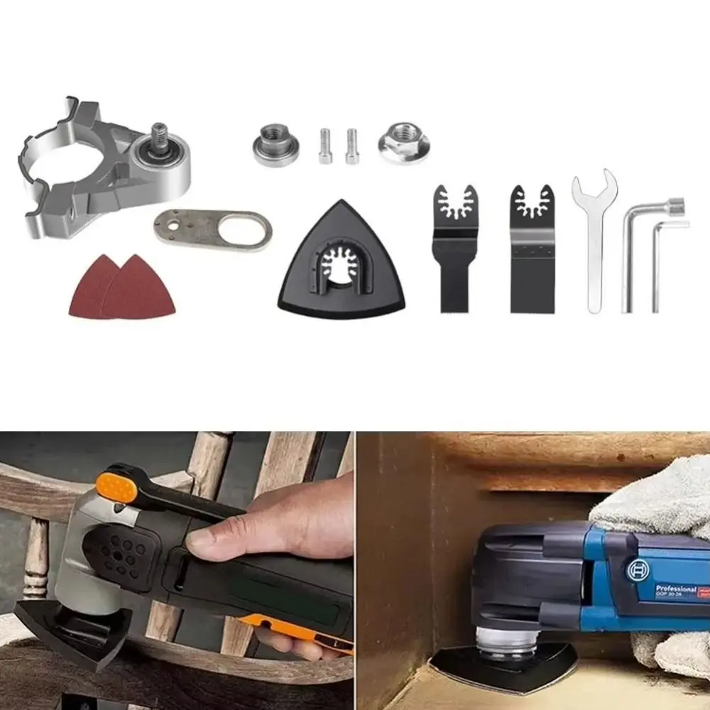 M10/M14 Thread M10 M14 Angle Grinder Accessory Polishing Triangular Sanding Pad Angle Grinder Magnum Heads Woodworking