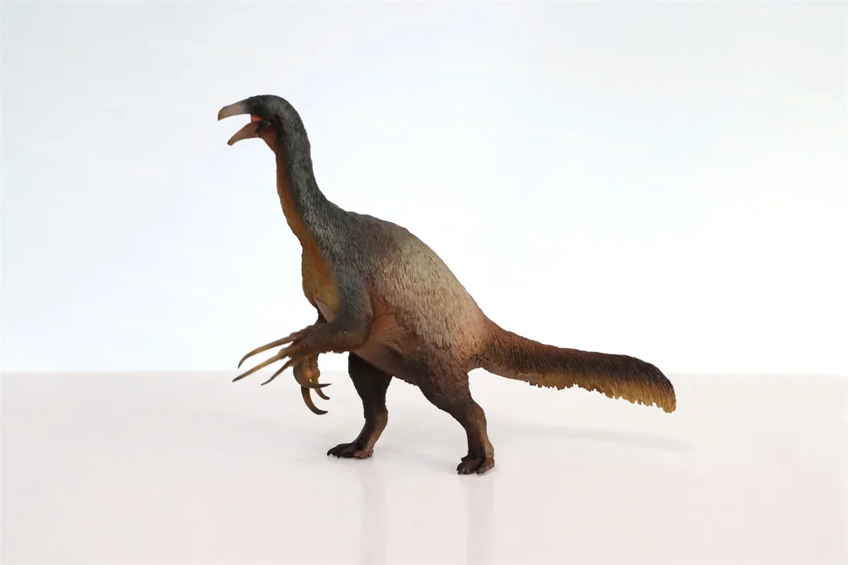 PNSO 65 Therizinosaurus Qingge Modell Tier Dinosaurier Abbildung Therizinosauridae Sammler Decor Realistische Pädagogisches Spielzeug Geschenk