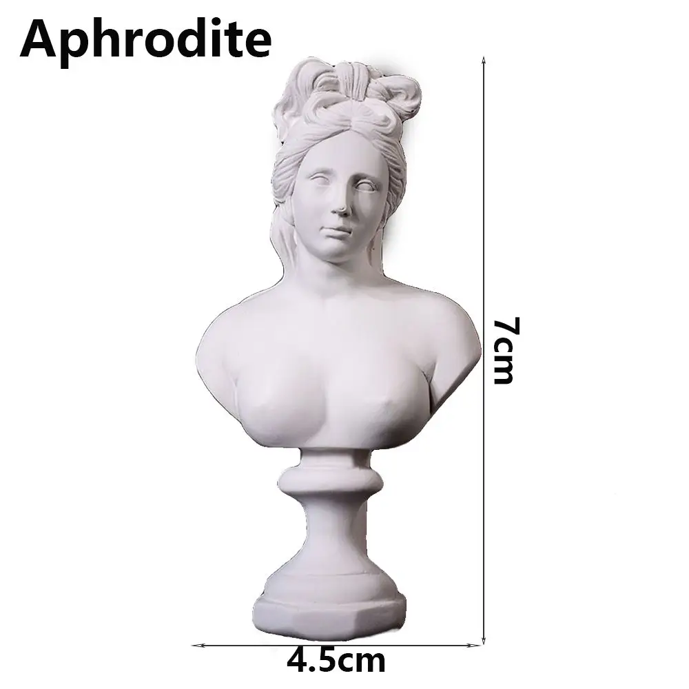 Nordic Style Drawing Practice Home Decor Famous Sculpture Greek Mythology Figurine Gypsum Portraits Plaster Bust Statue