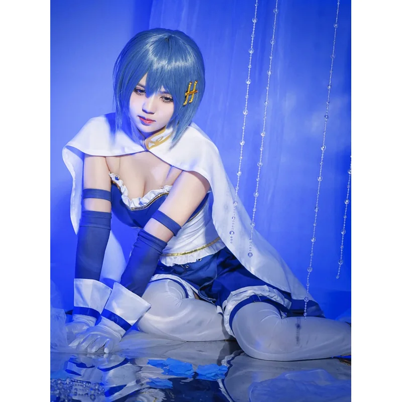 Костюм для косплея Bear's Den, аниме Мики Саяка, платье, плащ с заколкой для волос, носки Puella Magi Madoka Magica Girl, Хэллоуин, новинка 2025 г.