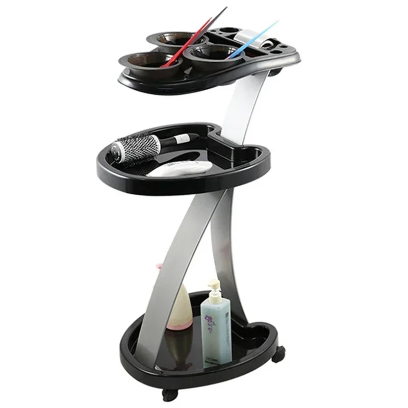 

Tool cart, hair salon, multi-function dye bowl rack, portable, movable hair dye rack, storage trolley Hot sales