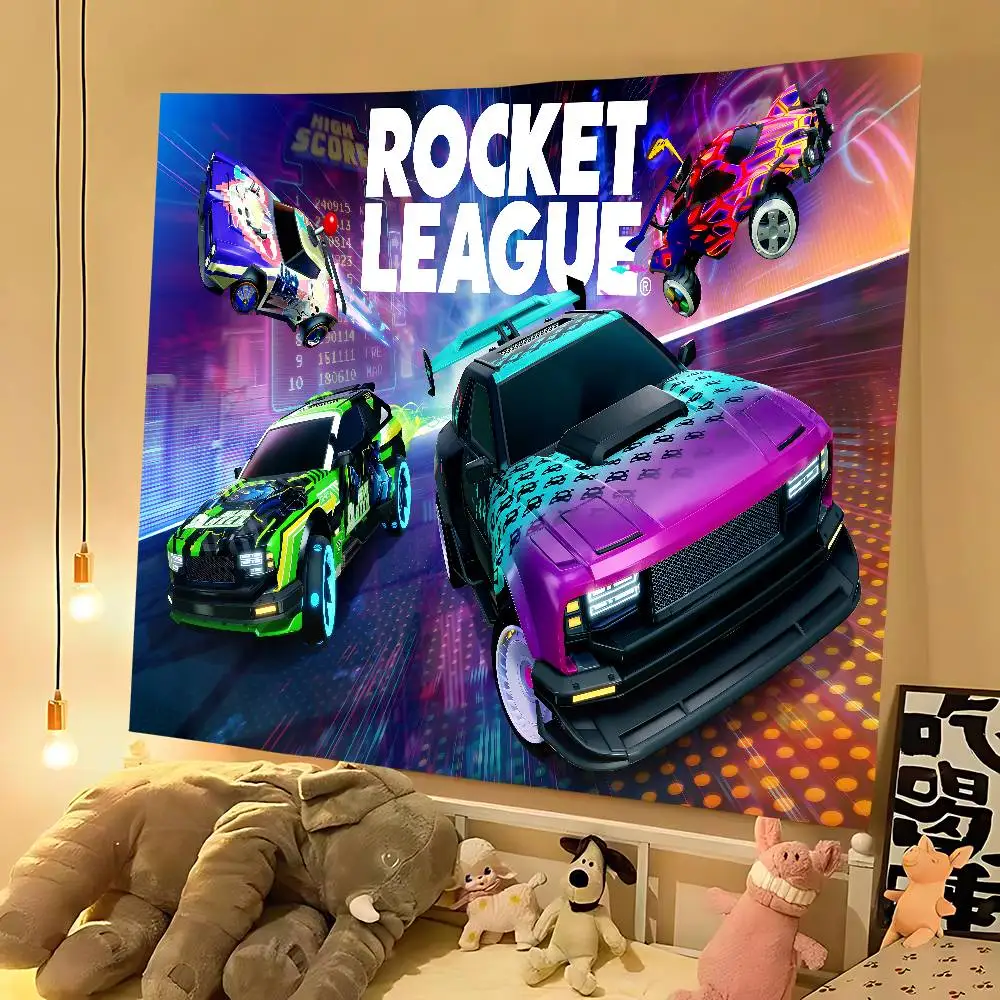 لعبة R-Rocket League سيارة التصوير خلفية للفتيات استحمام الطفل حفلة عيد ميلاد ديكور الجنية الجدول الاطفال الحلوى الجدول راية