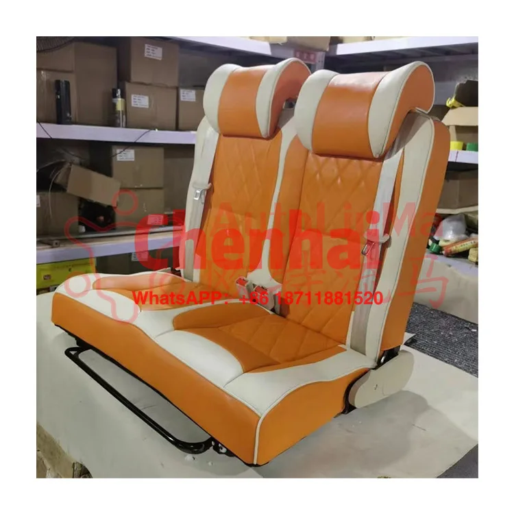 

Customized AutoLiuMa Caravan Folding Campervan Double Seat High Backrest Seatbelts Rv Rock And Roll Bed Car Seats Rv Camper Van