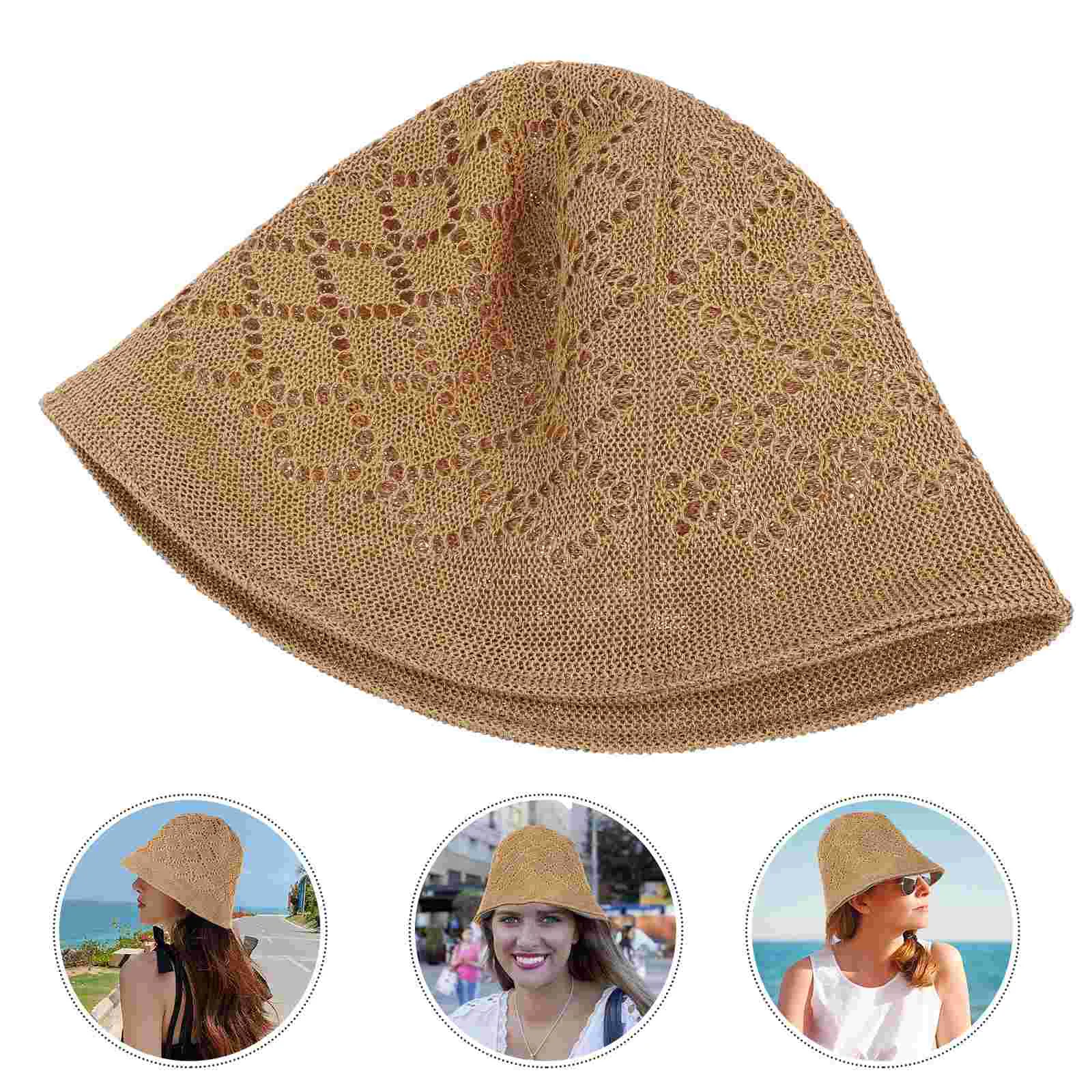 

Fisherman's Hat Fashion Outdoor Hats Boy Breathable Women Summer Hanji Large Brim Sun Protection Miss