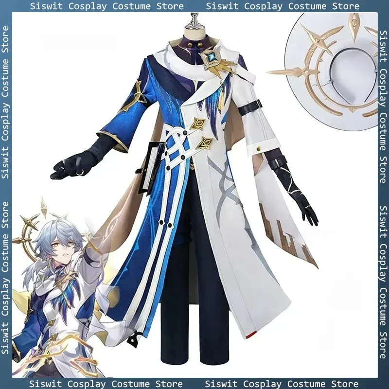 

Game Honkai: Star Rail Sunday Costume Cosplay Prop Accessories Holiday Party Anime Carnival Dress Up Uniform Fullset Outfit Suit