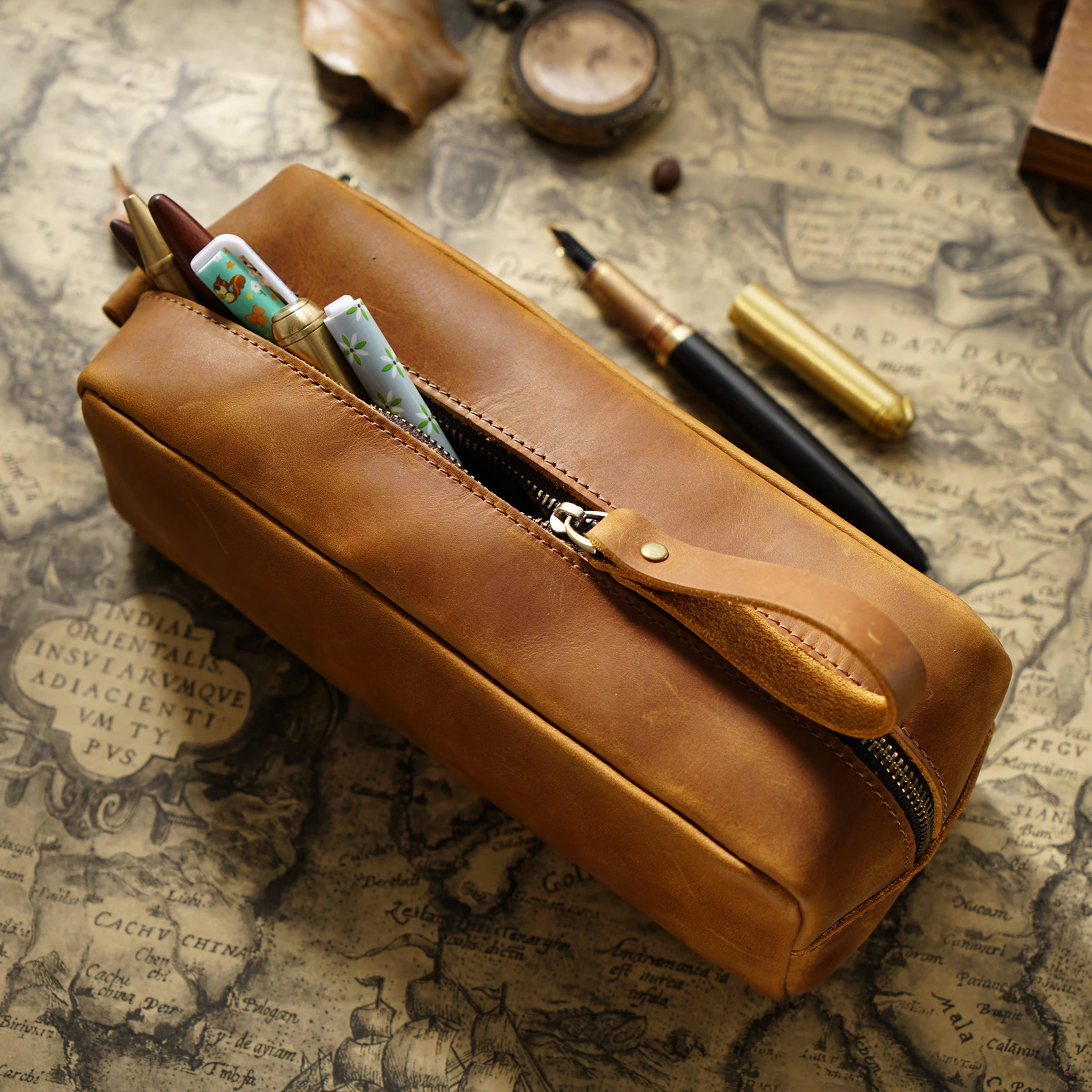 Tempat Pensil Kulit Vintage Bu - Leather Backpack Vintage ulasan dan harga