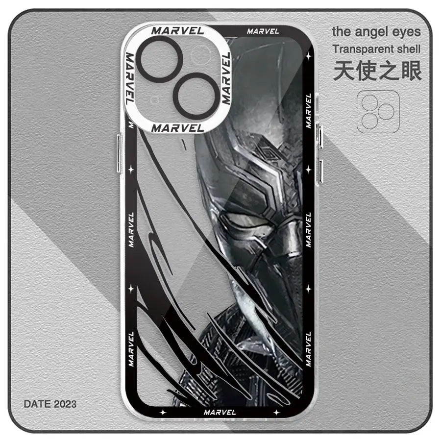 Marvel Spiderman Deadpool Case for iPhone 15 Plus 16 12 Pro 14 Pro Max SE 13 Mini 11 XS Max 7 8 XR 15 Pro Max 7 Bumper Cover