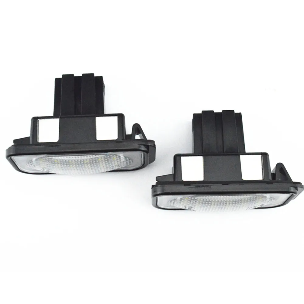 2Pcs LED License Plate Light Bulb No Error Canbus For Mercedes Benz W203 Sedan 4Door 2001-2007 Car-Styling Number Plate Lamp