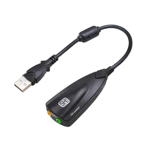Thẻ âm thanh cho các trò chơi máy tính, cao cấp, USB, âm thanh nổi 7.1 với cáp, chuyên dụng, 5HV2 8 Tấm âm thanh bán hàng chính 7.1 USB - №2
