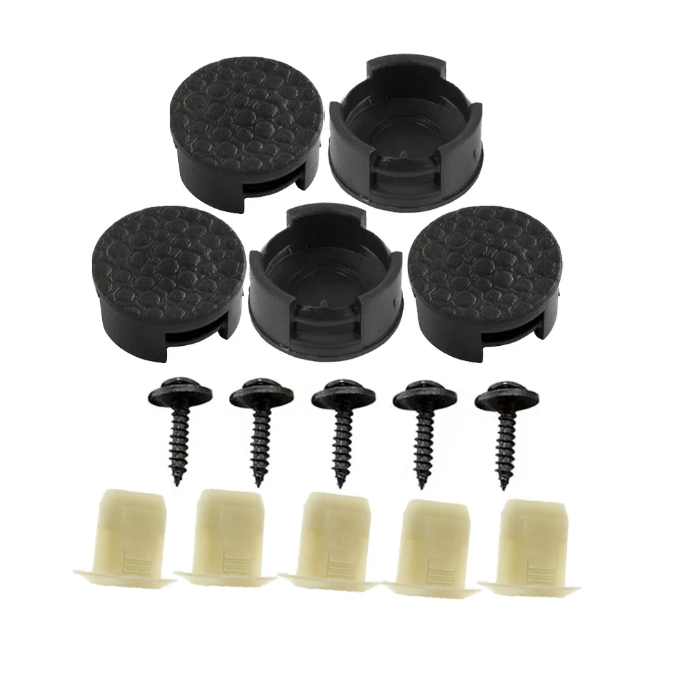 

For Ford For Transit MK8 Rear Door Scuff Plate Screw Cap Retainer Nuts and Screws Kit for Door Interior Panel Set