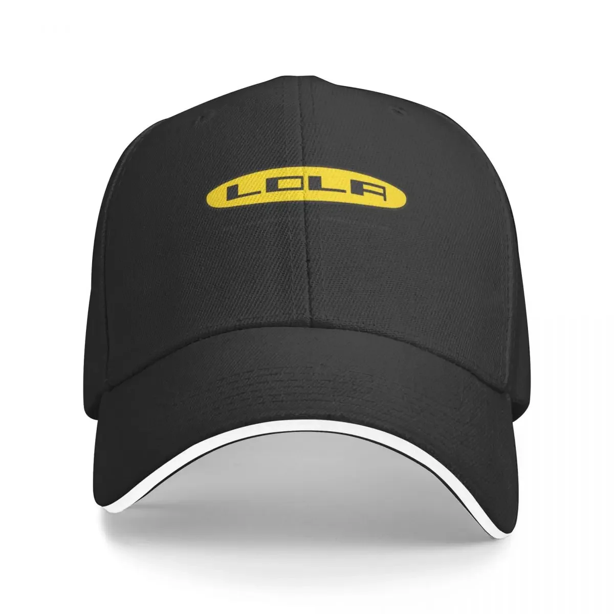 Lola Racing cars 1960&x27;s logo - with original factory addressEssential T-Shirt Baseball Cap Anime Hats For Men Women's