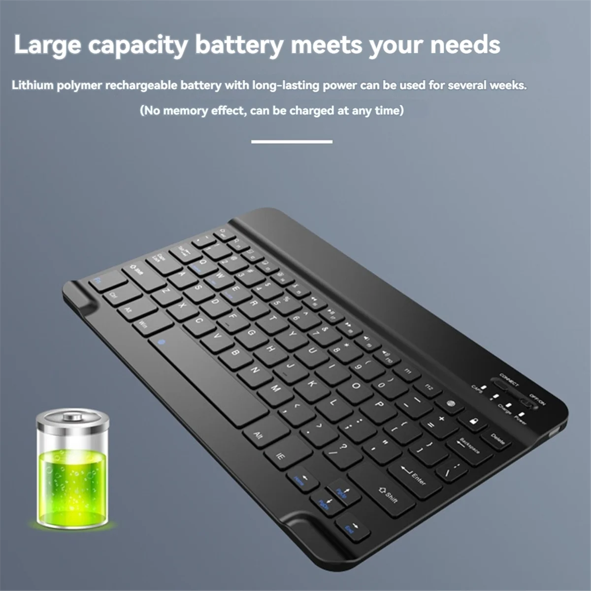 SCLS Bluetooth キーボード ポータブル キーボード タブレット PC タブレット ゲーム アクセサリー用 ホワイト