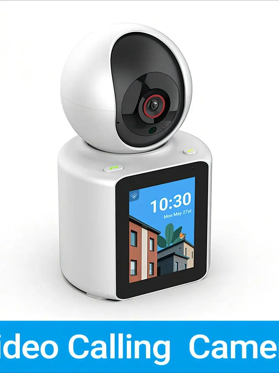 Video Calling Wireless Full HD 3MP IP Camera Screen Auto Tracking Indoor Mini Smart Home Security CCTV Surveillance Video Camera