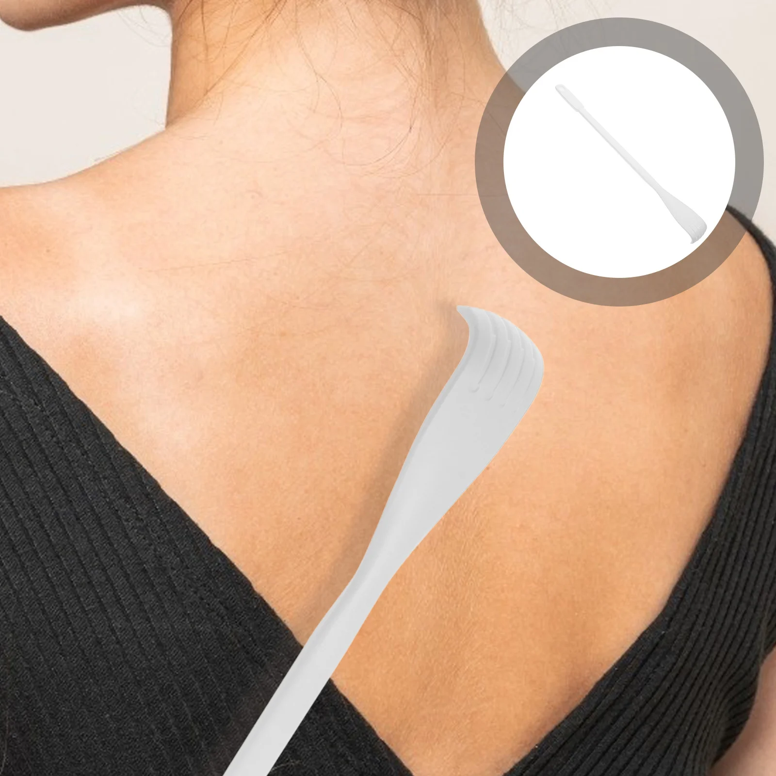 

Plastic Back Itch Relief Scratcher with Extended Handle Full Coverage Skin Tickle Massager for Men Women Portable Pain