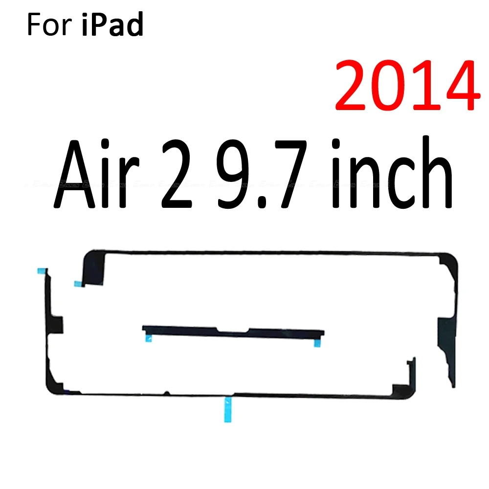 2pcs Pre-Cut Touch Screen Adhesive Tape Sticker Glus For iPad 7 8 9 10 Air 2 3 4 5 6 5th 6th 7th 8th 9th 10th