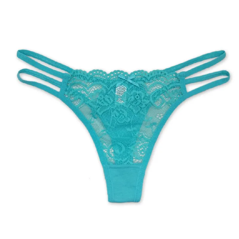 Moonflame 5 Pcs/Lots Sexy Thongs Lace Underwears For Woman Female Panties Underwear Lace G-string 2023 New Sale 87467