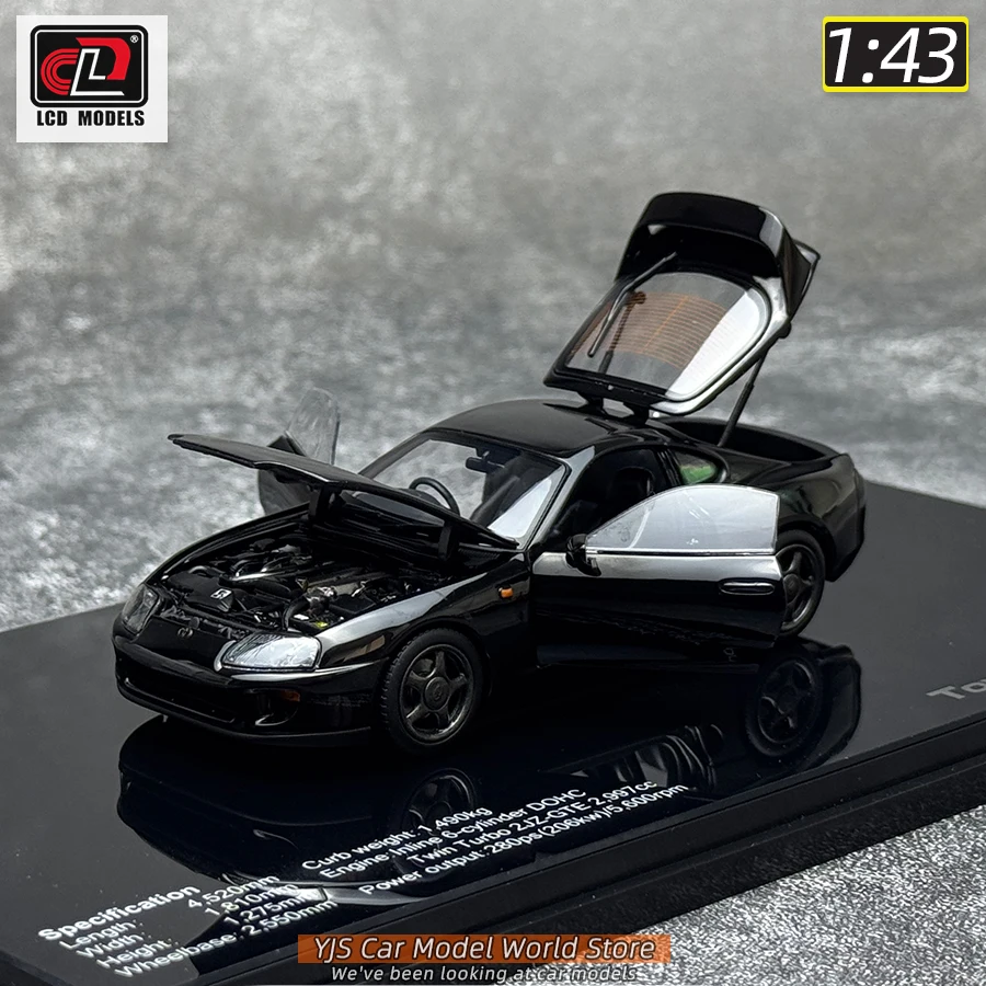 LCD 1/43 Toyota Supra A80 Sports car model Metal car model Static