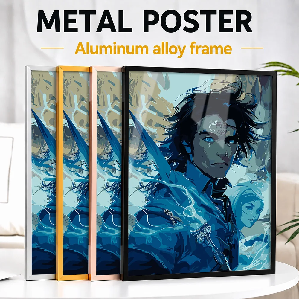 Stormlight Archive RPG Framed Aluminum Metal Poster Customized Photo Neon Adventure Style Wall Art For Den Ideal Birthday Gift