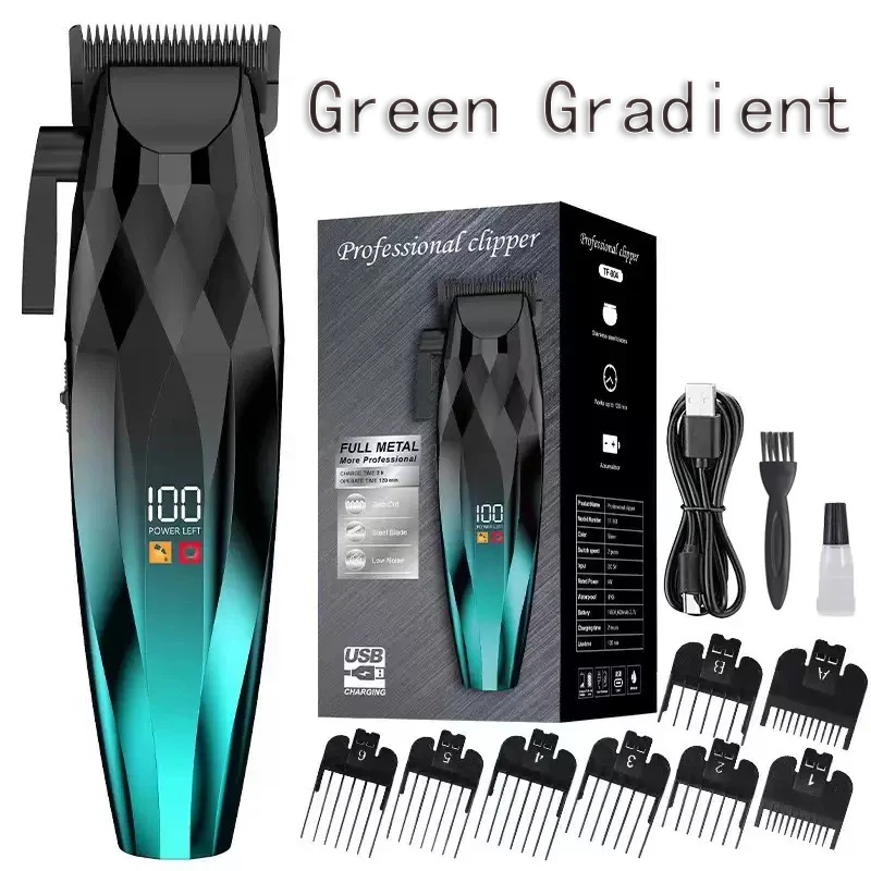 Hair Trimmer Professional Barber Hair Cutting Machine Precision Hair Clipper Haircut Beard Grooming Trimer for Men TF-904