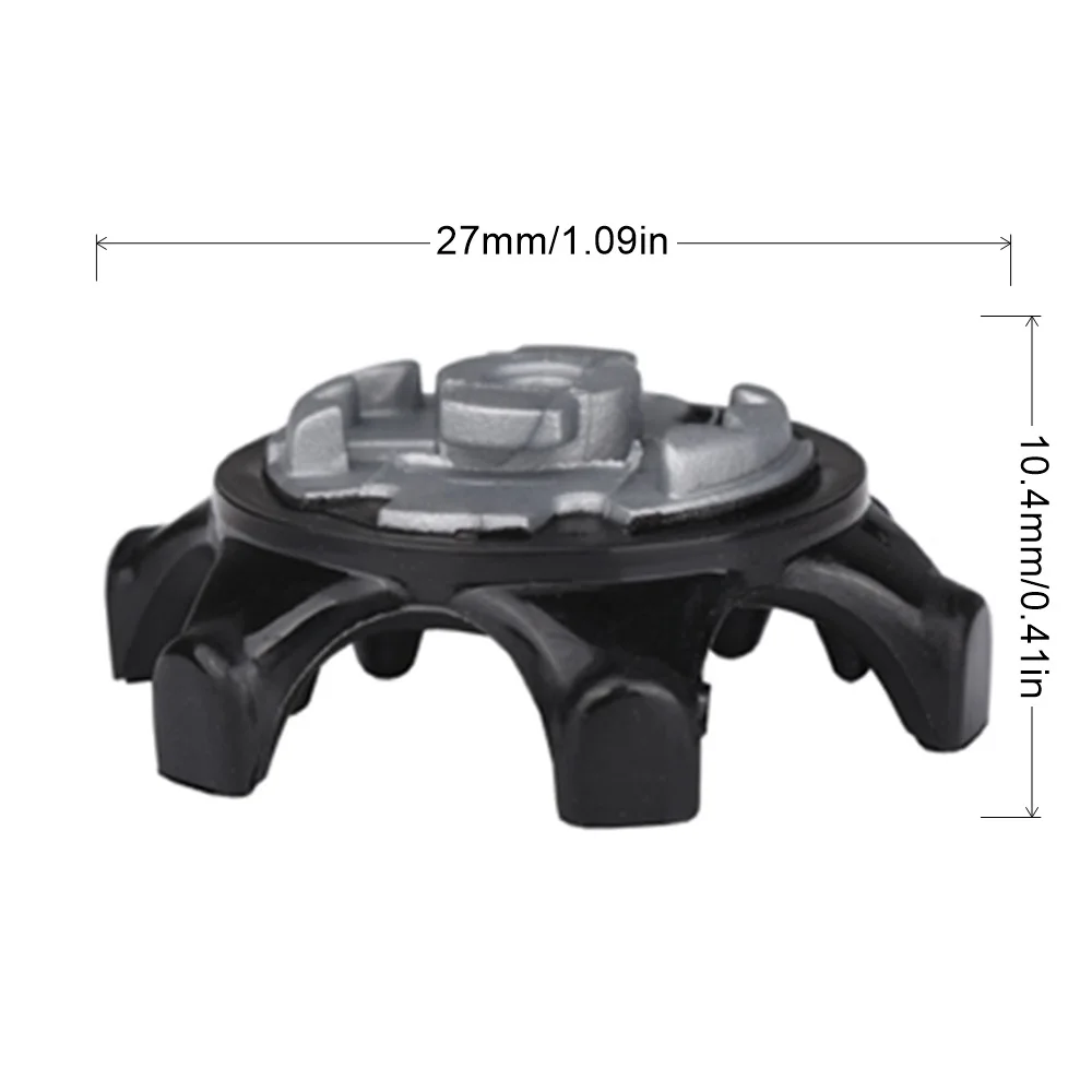 골프 스파이크 핀, 빠른 회전 트위스트 골프 신발 스파이크, 내구성 교체 세트, 초박형 클리트 핀, 핑 시스템에 적합, 14 개