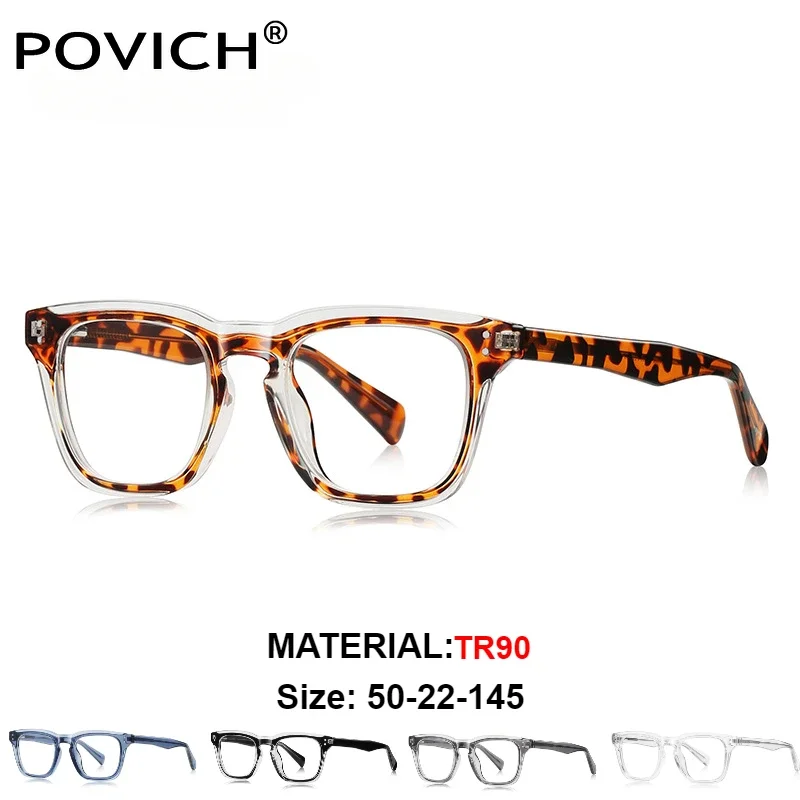 

TR90 Eyeglasses Acetate Anti Blue Light Reading Glasses Men Women Fashion Square Prescription Eyewear Computer Readers