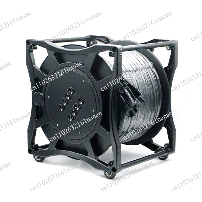 Professional Stackable Ethernet Serpentine Cable Reel Die Cast Aluminum Reel