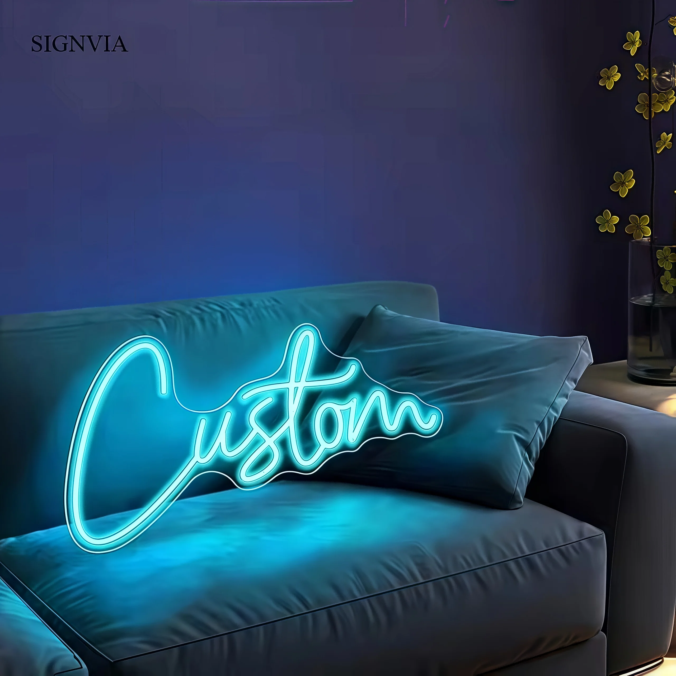 Neon Custom Led Sign Name Logo Gift Girl Boy Custom Name Logo Wedding Decoration Wall Decoration Neon Name Room Decoration Gift