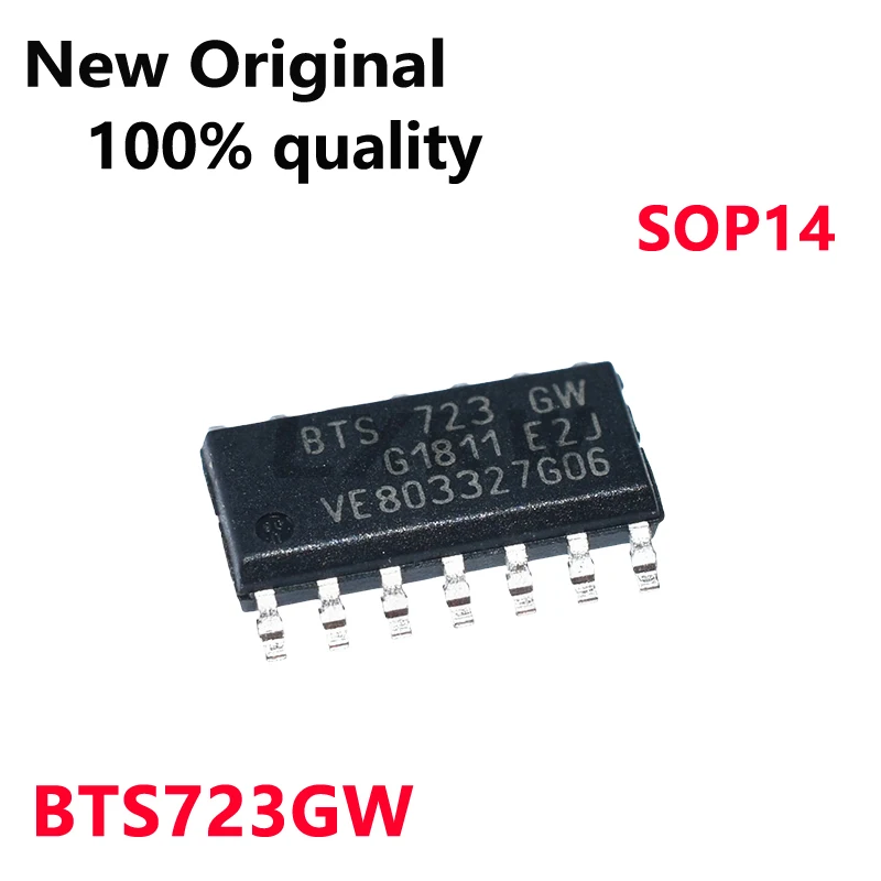 5 ~ 10 مفتاح داخلي لمحرك الجسر BTS723GW BTS723 SOP14 متوفر في المخزون