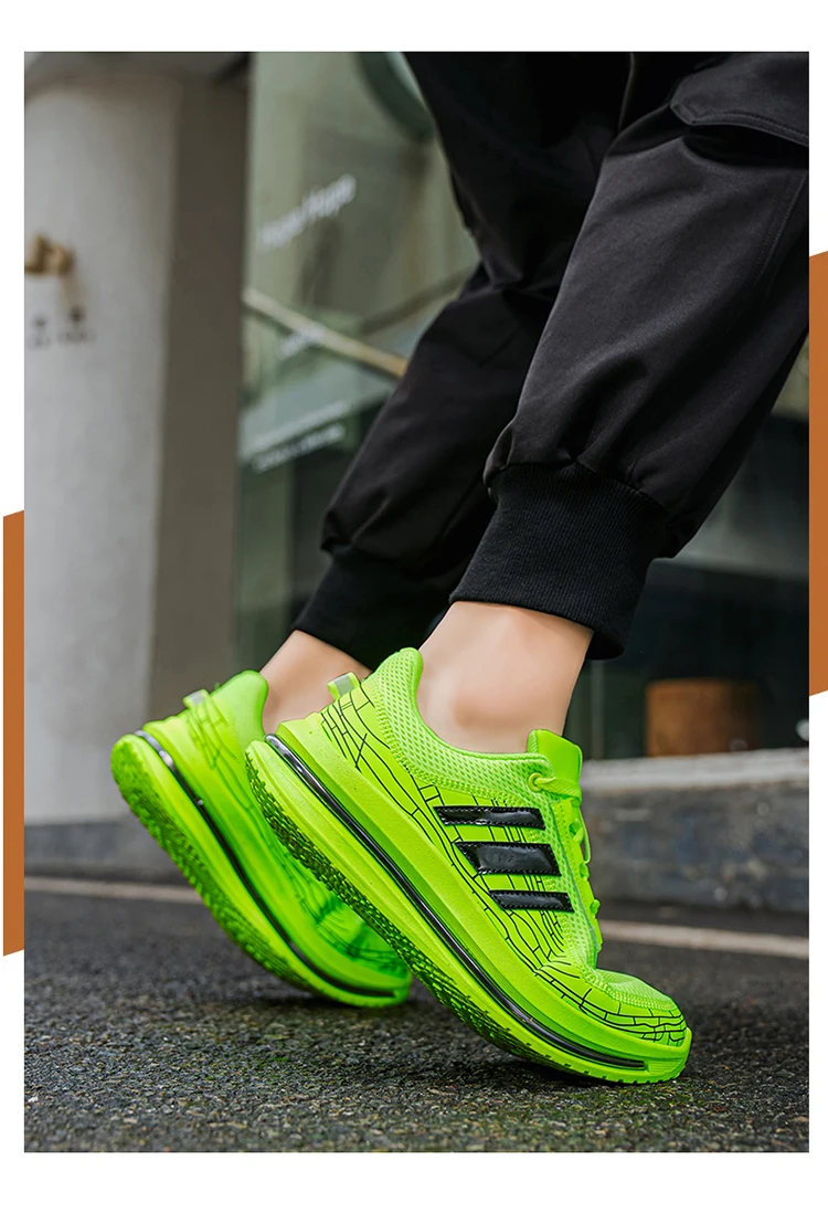 Modische Herren-Freizeitsneaker, atmungsaktives Obermaterial, leicht und strapazierfähig, ideal für Sport und den Alltag. – Detail 10