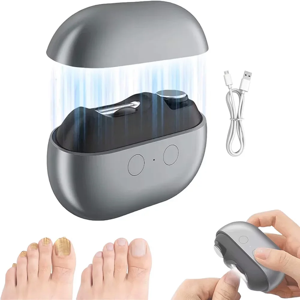 

Electric Nail Clipper Grinding and Polishing with Light Automatic Nail Trimmer Rechargeable Nail Cutter Manicure for Baby Adult