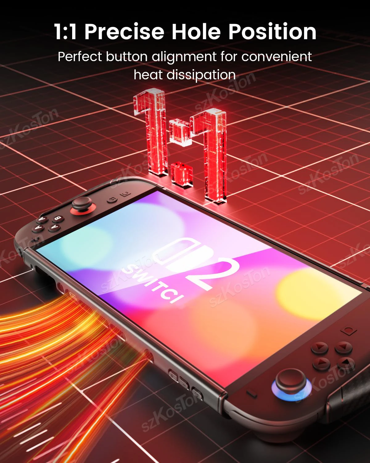 For Switch 2 Games Console Protective Case Ergonomic TPU Grip Cover Shockproof Shell for Switch 2 Gaming Accessories - Image 5