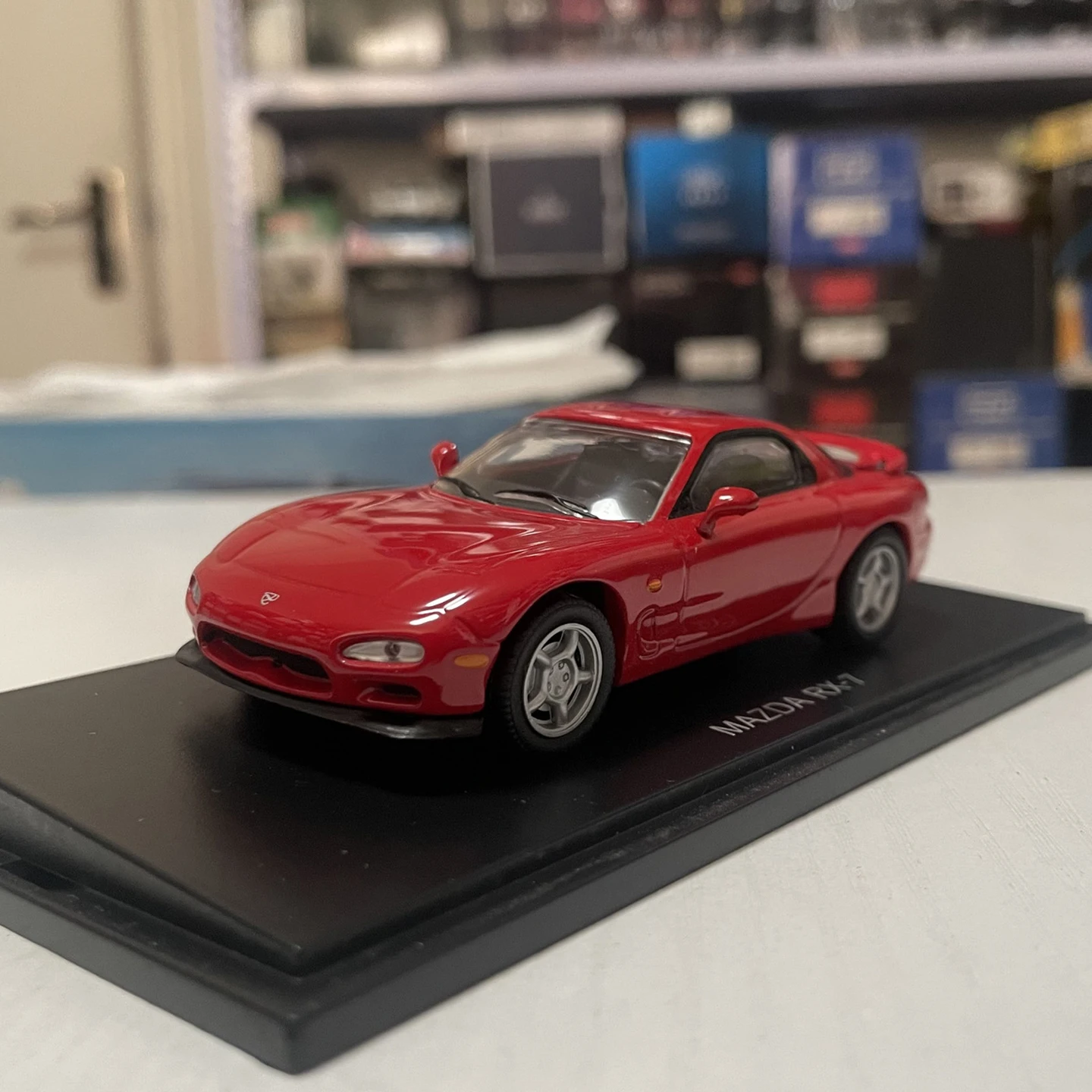 

1:43 Scale Diecast Alloy Mazda RX7 1991 Coupe Toys Cars Model Classics Nostalgia Adult Gifts Souvenir Collectible Static Display