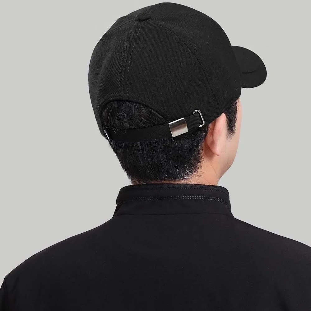 

Adjustable Solid Color Baseball Cap Korean Style Polyester Men Peaked Hat Cotton Versatile Simple Sunshade Casquette Elderly