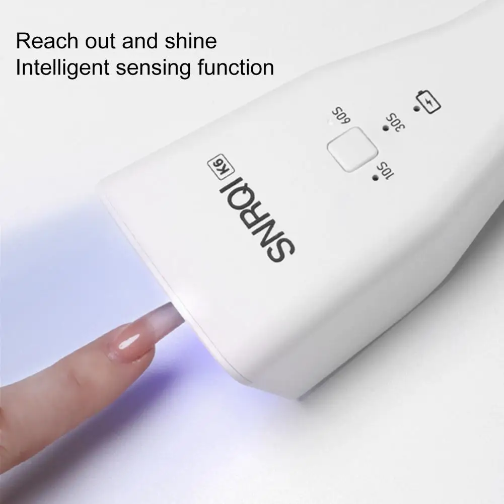 

Durable Nail Curing Lamp Lightweight Auto-induction Mini UV LED Nail Light Manicure Dryer UV LED Nail Lamp Quick Dry